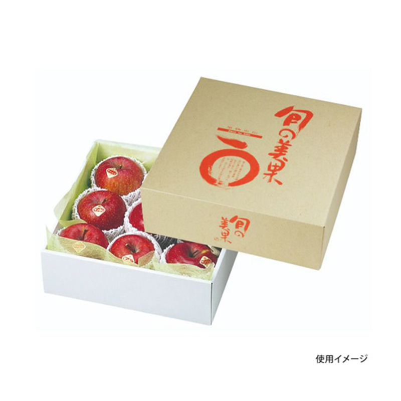 ヤマニパッケージ 青果用贈答箱 旬の美果 9個用角 40枚 L-383 1ケース(ご注文単位1ケース)【直送品】