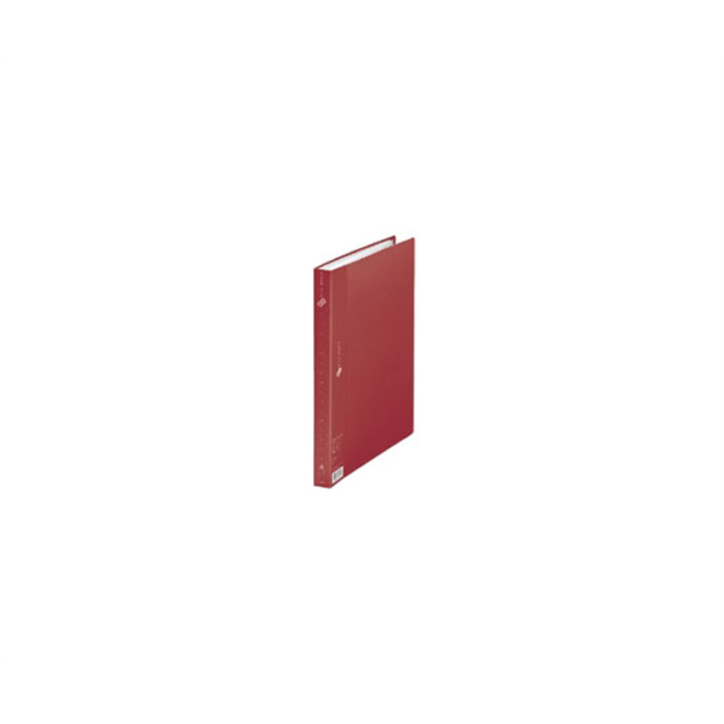 プラス クリアーファイル 40P A4S レッド 10冊 FC-124EL 1セット(ご注文単位1セット)【直送品】