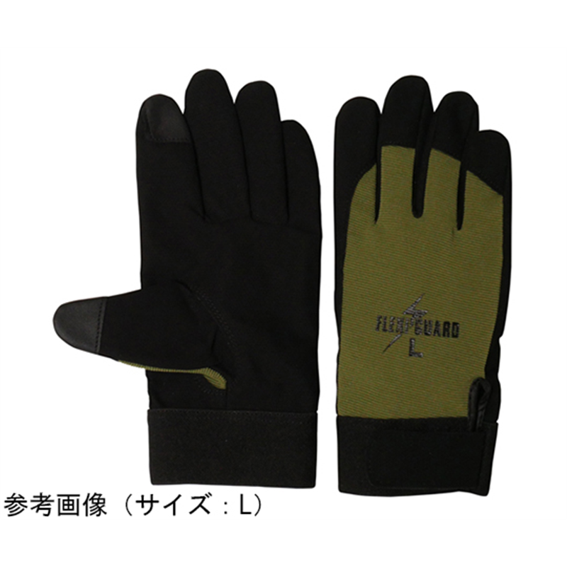 ACE(手袋) PU手袋 フレキシガード タッチパネル対応 グリーン LLサイズ AG6771-LL 1双（ご注文単位1双）【直送品】