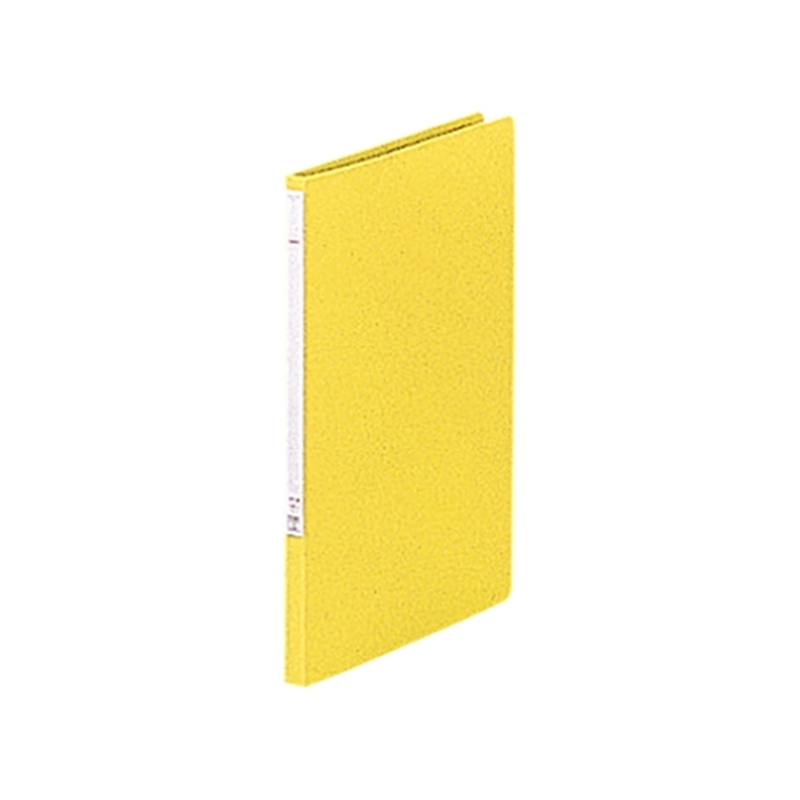 LIHITLAB パンチレスファイルZ式 4黄 F-347 F347-4 1冊(ご注文単位1冊)【直送品】