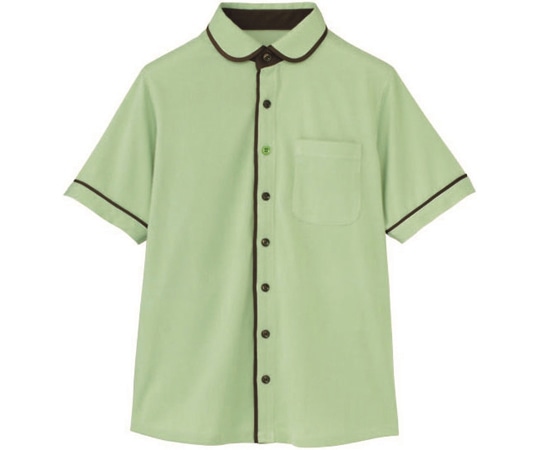 カーシーカシマ HEARTGREEN 半袖ニットシャツ KNITTI SHIRT WAFFLE 野原 SS HM2659 1枚(ご注文単位1枚)【直送品】