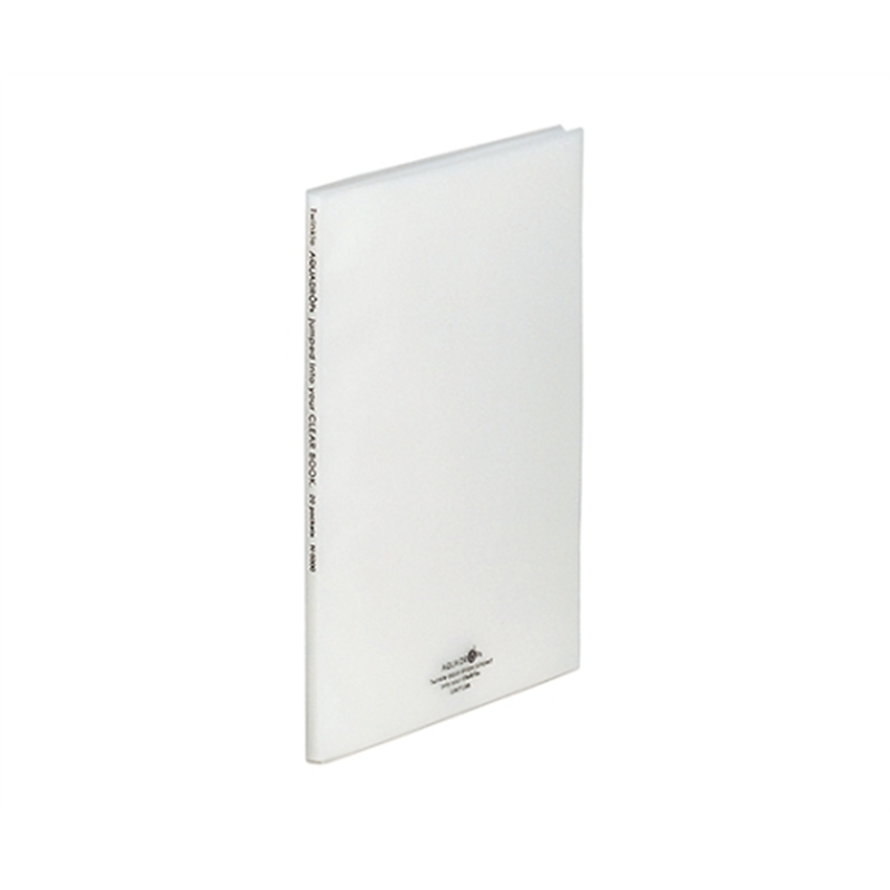 LIHITLAB AQUA DROPs クリヤーブック 1乳白 N-5000 N5000-1 1冊(ご注文単位1冊)【直送品】