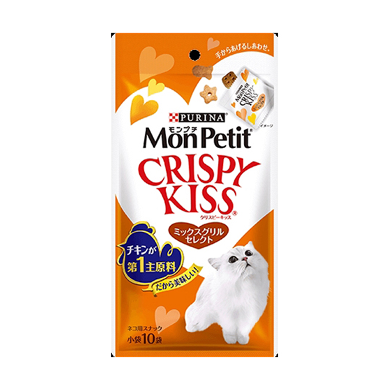 Nestle モンプチ クリスピーキッス ミックスグリルセレクト 30g 12380292 1個(ご注文単位1個)【直送品】