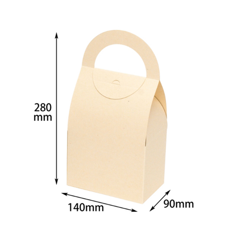 ヤマニパッケージ 贈答箱 ハンディーラウンドBOX LL ミルク 200枚 16-323 1ケース(ご注文単位1ケース)【直送品】