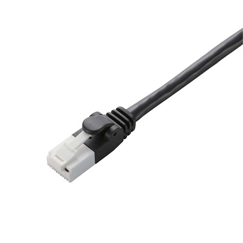 エレコム LANケーブル CAT6対応 EU RoHS指令準拠 爪折れ防止 簡易パッケージ仕様 15m ブラック LD-GPT/BK15/RS 1本(ご注文単位1本)【直送品】