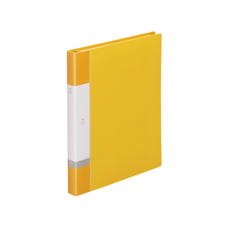 LIHITLAB リクエスト クリヤーブック<ポケット交換タイプ> 5黄 G3801 G3801-5 1冊(ご注文単位1冊)【直送品】