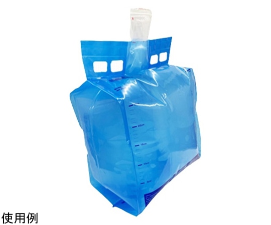 グリーンテック 防災用水のう袋 逆流防止 スタンドタイプ 25L 5枚入  1袋(ご注文単位1袋)【直送品】
