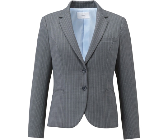 カーシーカシマ ENJOY ジャケット HIGH STRETCH WOOL グレー 19号 EAJ711 1枚（ご注文単位1枚）【直送品】