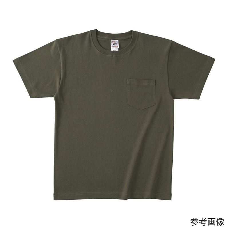 フェリック オープンエンド マックスウェイトポケットTシャツ アーミーグリーン M OE1117-AGR-M 1枚（ご注文単位1枚）【直送品】