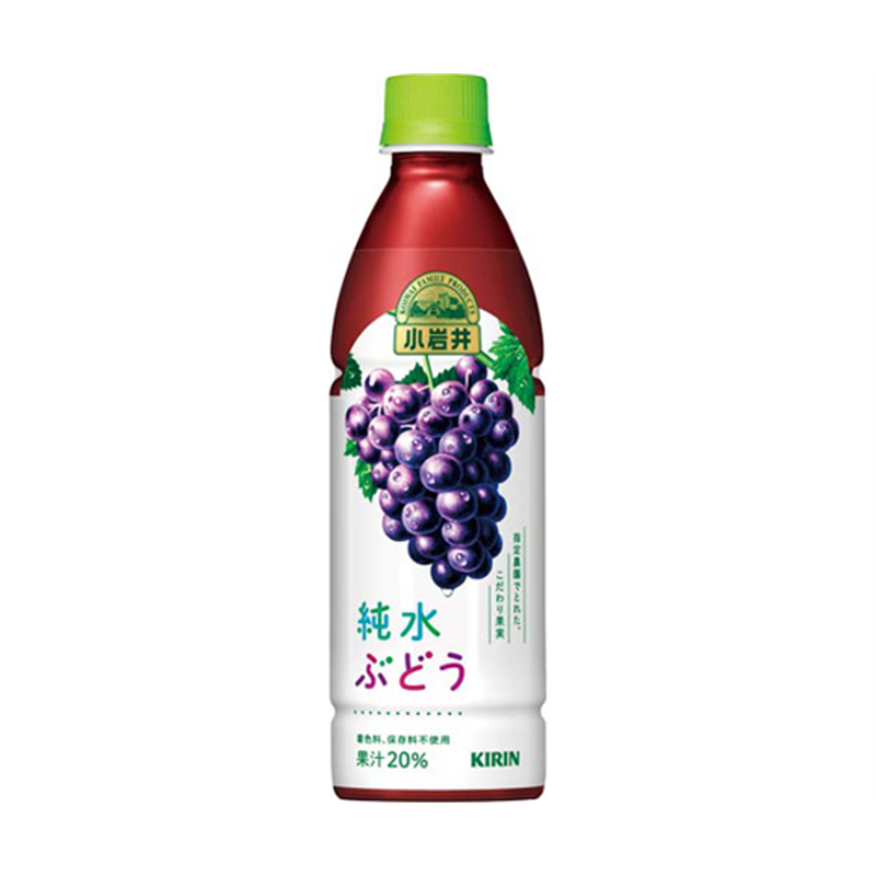 キリンビバレッジ 小岩井 純水ぶどう 430mL 24本 076962 1ケース※軽(ご注文単位1ケース)【直送品】