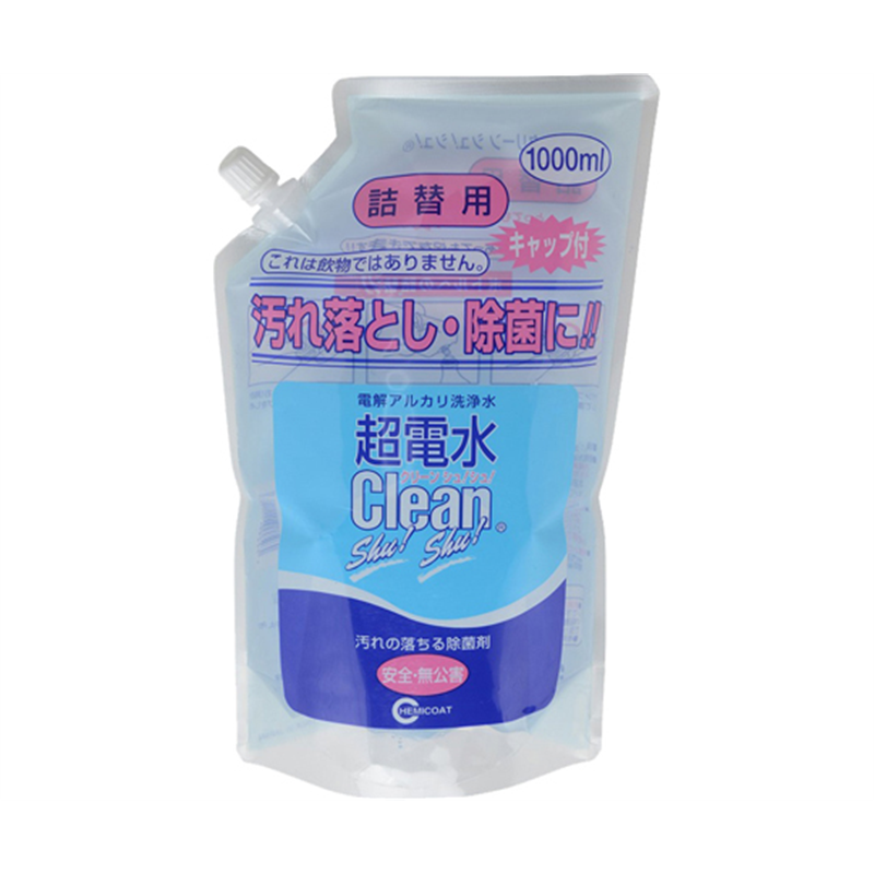 ケミコート 超電水クリーンシュ!シュ!1L詰め替え用 1個(ご注文単位1個)【直送品】