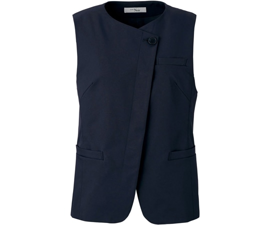 カーシーカシマ ENJOYNoir ベスト Double Cloth by BRING Material ネイビー 9号 NAV016 1枚（ご注文単位1枚）【直送品】