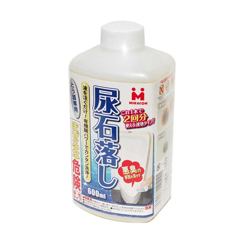 日本ミラコン産業 陶器専用 尿石落し 600ml BOLT-25 1本(ご注文単位1本)【直送品】