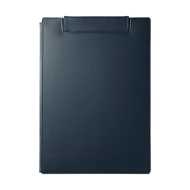 キングジム レザフェスU CB(カバー付) ネイビー 1932LU 1冊(ご注文単位1冊)【直送品】