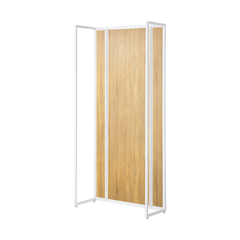 アズワン UR壁面タイプ W90×H210cm 【本体 】【ホワイト枠×ラスティック柄パネル】 61-14-5-5 1セット（ご注文単位1セット）【直送品】