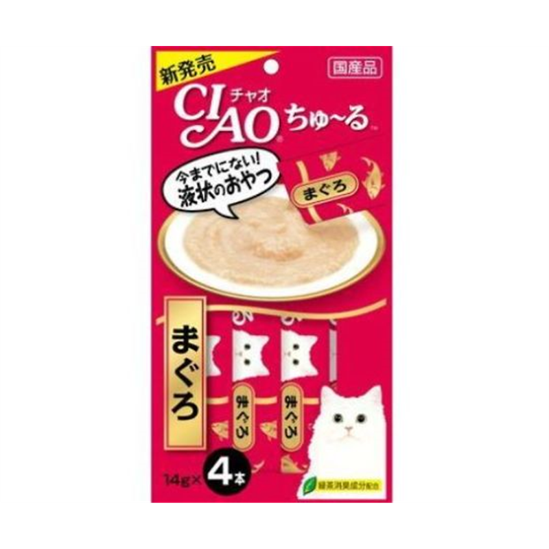 いなばペットフード CIAO ちゅ~る まぐろ 14g×4本 SC-71 1個(ご注文単位1個)【直送品】