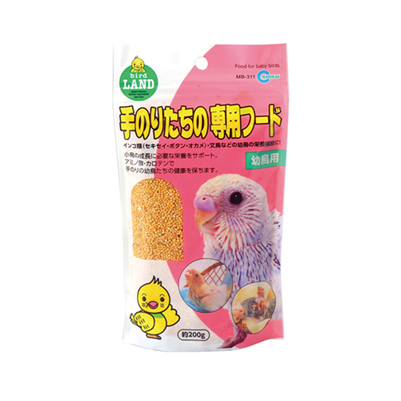 マルカン 手のりたちの専用フード 200g MB-311 1個(ご注文単位1個)【直送品】