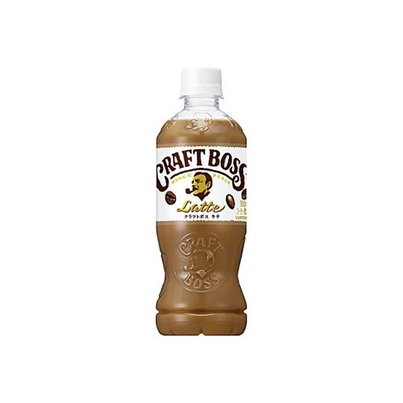 サントリーフーズ クラフトボスラテ 500mL 24本 300552 1ケース※軽（ご注文単位1ケース）【直送品】