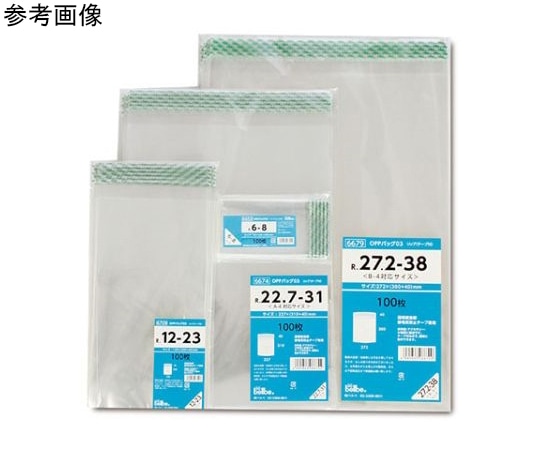 ベルベ OPP袋 OPPバッグリップ付 R 15-24 1000枚 6664 1ケース（ご注文単位1ケース）【直送品】