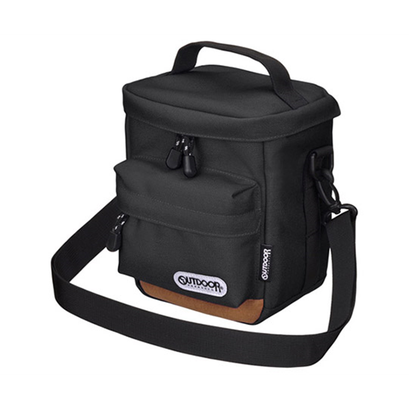 OUTDOOR PRODUCTS カメラショルダーバッグ 04 ブラック ODCSB04BK 1個(ご注文単位1個)【直送品】