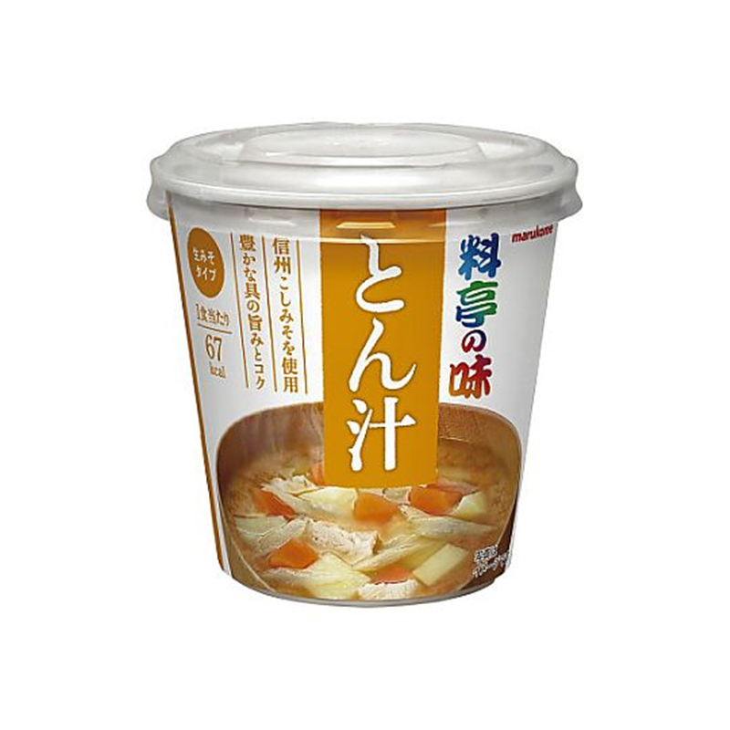 マルコメ カップ料亭の味 とん汁 6食入 429313 1箱※軽（ご注文単位1箱）【直送品】