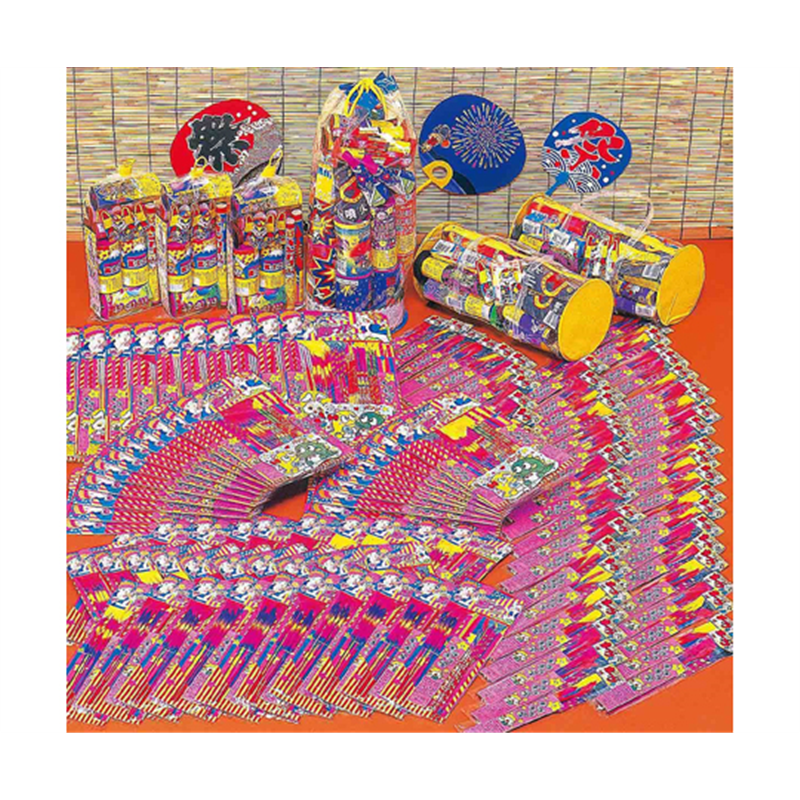 アズワン 納涼景品花火セット 縁日 くじ引き 120人用 35-40-3-2 1セット（ご注文単位1セット）【直送品】