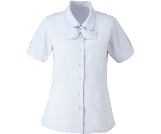 カーシーカシマ ENJOY 半袖ブラウス Softkarseystretch ブルー 5号 ESB406 1枚（ご注文単位1枚）【直送品】