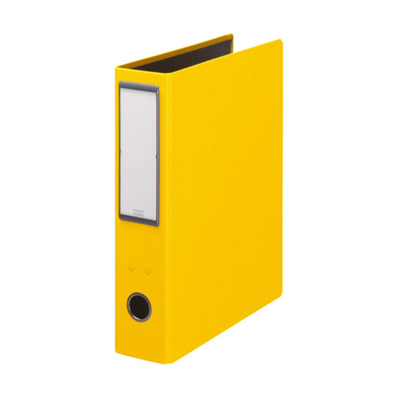 ライオン事務器 パイプ式ファイル<アコルデ> No.753CL(Y) 1冊(ご注文単位1冊)【直送品】