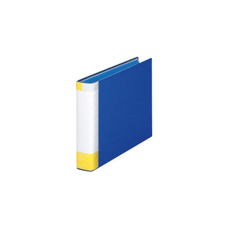 ライオン事務器 パイプ式ファイル環境 ブルー No.740K 1冊(ご注文単位1冊)【直送品】