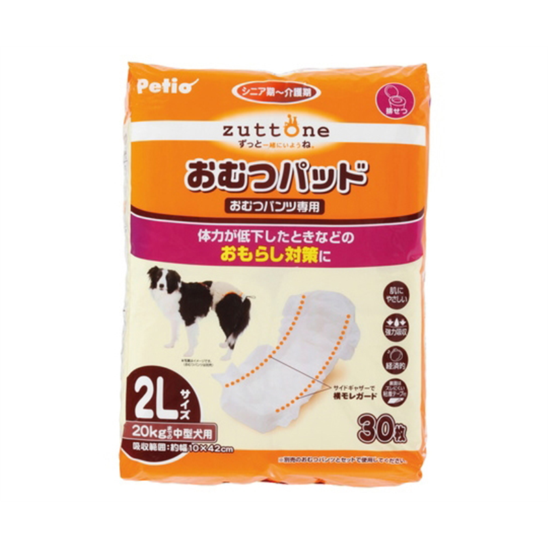 ペティオ 老犬介護用オムツパッドK 2L 30枚 W23643 1個(ご注文単位1個)【直送品】