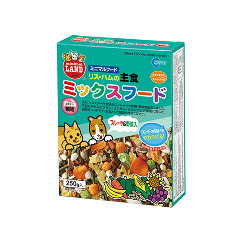 マルカン リス・ハムの主食ミックスフード 250g MR-546 1個(ご注文単位1個)【直送品】