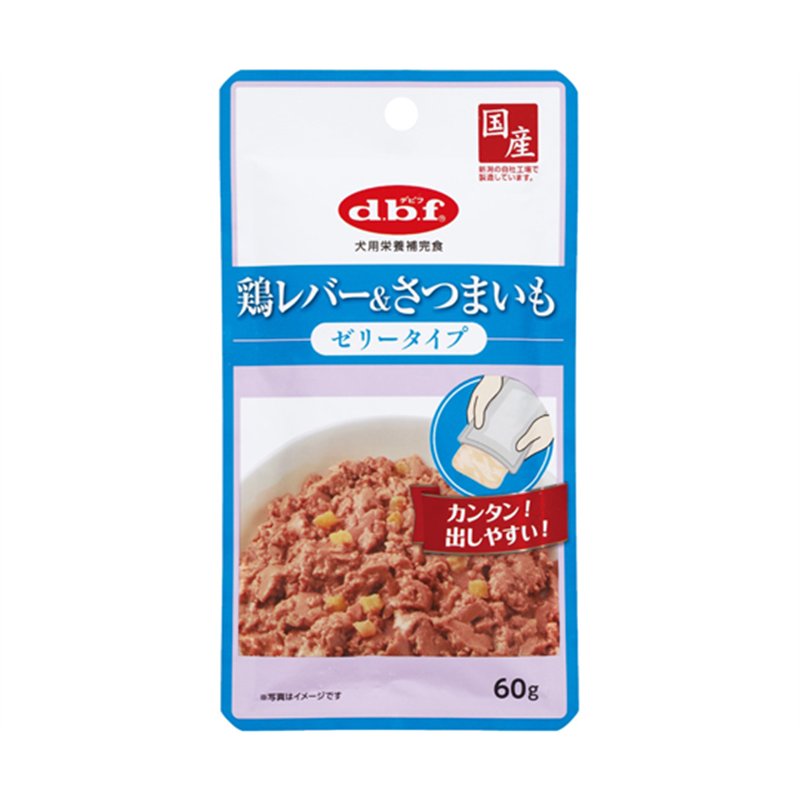 デビフペット 鶏レバー&さつまいも ゼリータイプ 60g 1個(ご注文単位1個)【直送品】