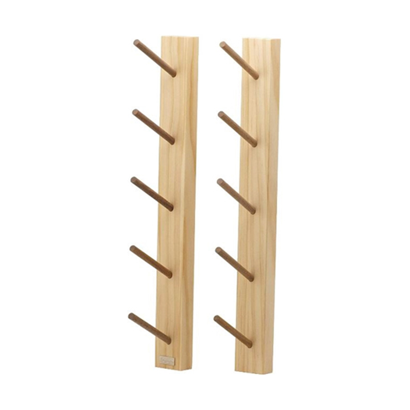 ライフサーブ EASY RAKE for Rod モダンスタイル 5段(無塗装) 1個(ご注文単位1個)【直送品】