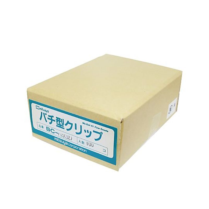 ミツヤ バチ型クリップ豆 100個入 BC-715 1箱(ご注文単位1箱)【直送品】