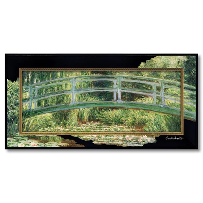 ユーパワー ビッグアート ~名画Lシリーズ~(モネ｢睡蓮の池と日本の橋｣) BA-10064 1個（ご注文単位1個）【直送品】