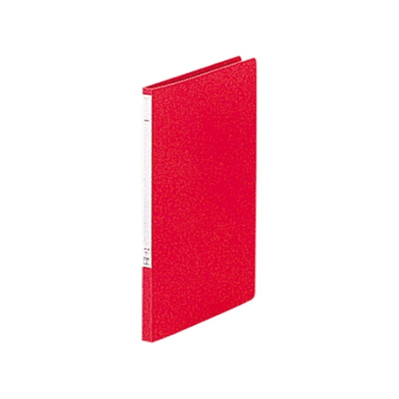LIHITLAB パンチレスファイルZ式 1赤 F-347 F347-1 1冊(ご注文単位1冊)【直送品】