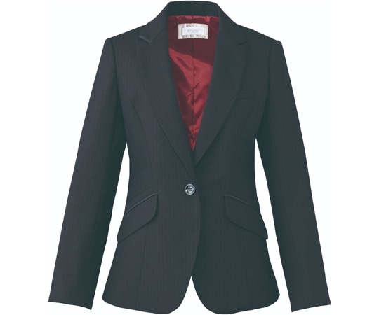 カーシーカシマ ENJOYNoir ジャケット ロング丈 美スラッとSuits 9号 EAJ518 1枚（ご注文単位1枚）【直送品】