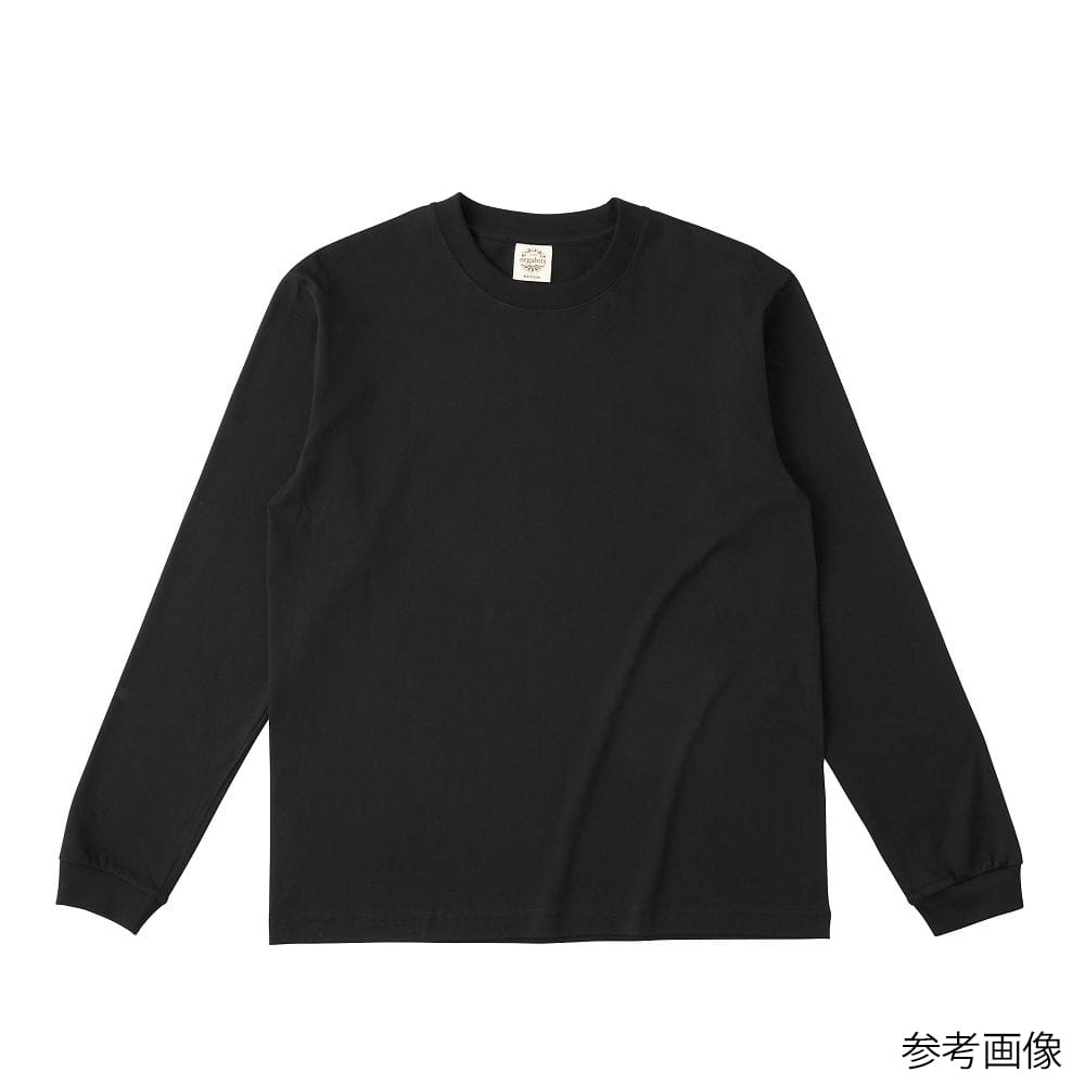 フェリック オーガニックコットンロングスリーブTシャツ(リブ有) ブラック XXL OGL914-BLK-XXL 1枚（ご注文単位1枚）【直送品】