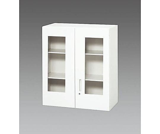 エスコ 900x400x1030mm 収納庫(両開き/アクリル戸) EA954DH-12 1台(ご注文単位1台)【直送品】
