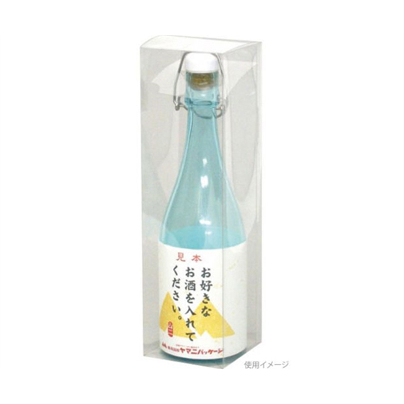 ヤマニパッケージ 贈答箱 機械栓用クリアケース 720mL 1本 300枚 K-1268 1ケース（ご注文単位1ケース）【直送品】