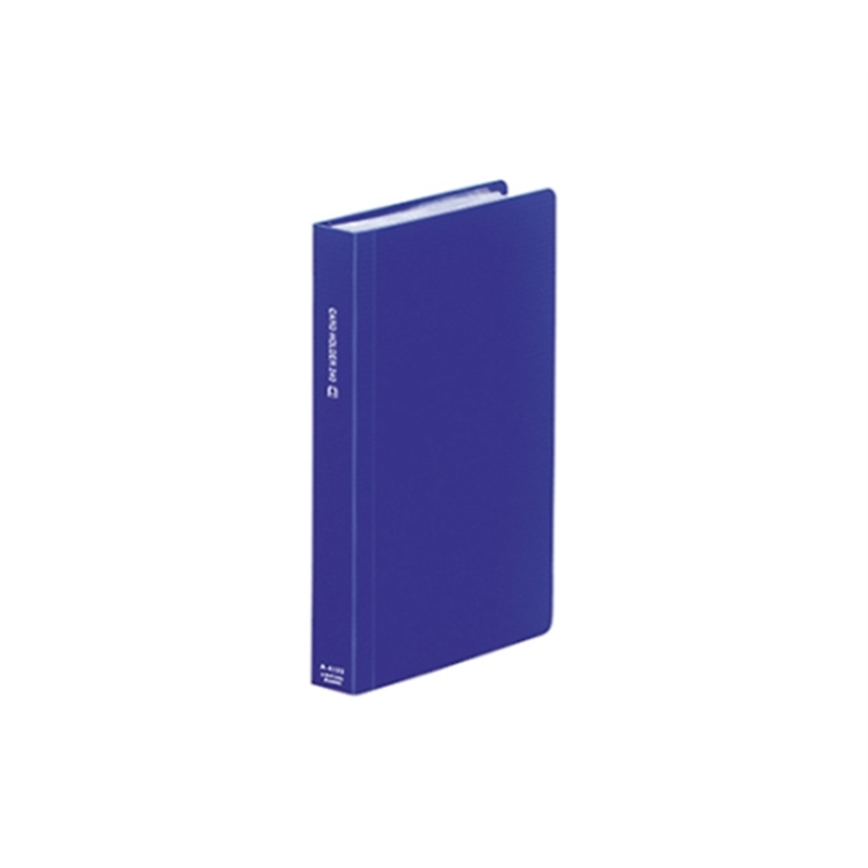 LIHITLAB Avanti カードホルダー<カドロック&SEIHON> 8青 A-4103 A4103-8 1冊(ご注文単位1冊)【直送品】