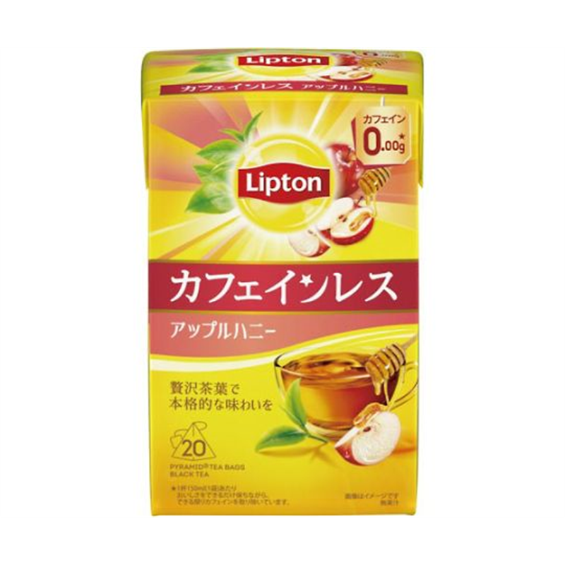 キーコーヒー リプトンカフェインレスティアップルハニー 20杯 720972 1袋※軽（ご注文単位1袋）【直送品】