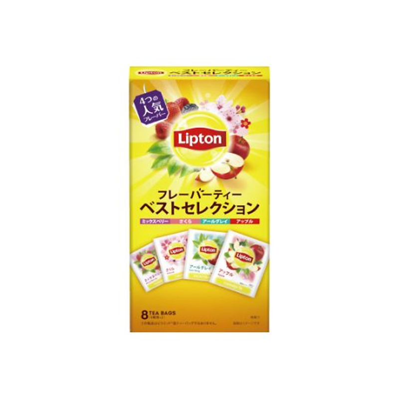 キーコーヒー リプトン フレーバーティー ベストセレクション8P 720247 1個※軽（ご注文単位1個）【直送品】