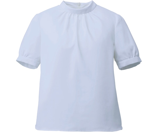 カーシーカシマ ENJOY ブラウス EGG BALE BROAD サックス 15号 ESB756 1枚（ご注文単位1枚）【直送品】