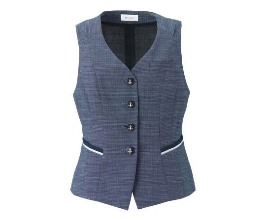 カーシーカシマ ENJOY ベスト 美スラッとSuitsAg グレー 19号 ESV664 1枚（ご注文単位1枚）【直送品】