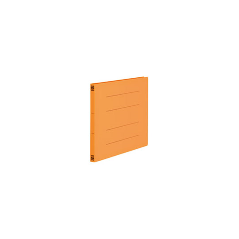 プラス PPフラットファイル A4E オレンジ 10冊 No.122P 1パック(ご注文単位1パック)【直送品】
