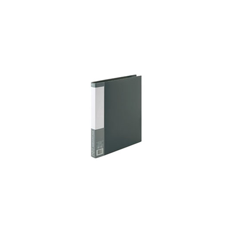 スマートバリュー リング式クリアーブック グレー 10冊 D051J-10GY 1箱(ご注文単位1箱)【直送品】