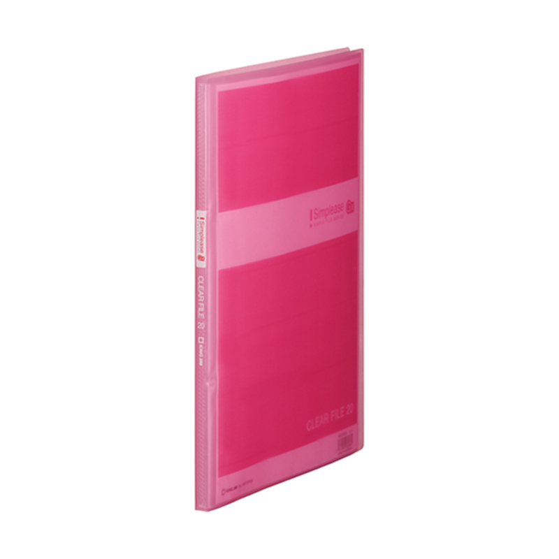 キングジム シンプリーズ クリアーファイル 透明GX ピンク 186TSPGX 1冊(ご注文単位1冊)【直送品】