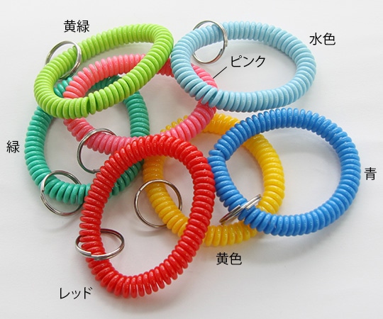 ティティメディカル キーリング 黄色 10本袋入り  1袋(ご注文単位1袋)【直送品】