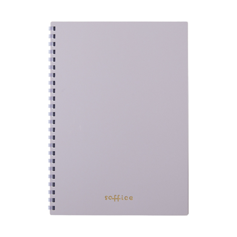 LIHITLAB ソフィーチェノート A5 パープル N3103-10 1冊(ご注文単位1冊)【直送品】